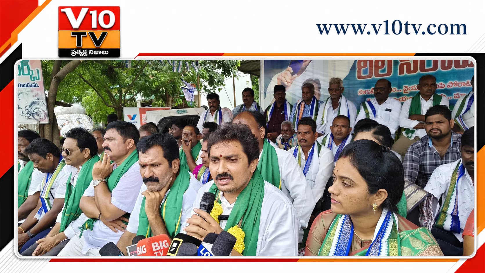 సాగునీటి కోసం రైతుల పోరుబాట.. గూడూరులో రిలే నిరాహార దీక్ష — చిత్రం 2